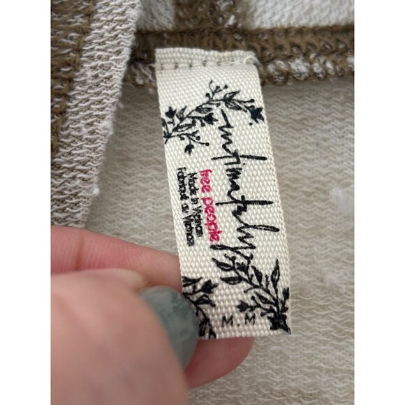 Intimatley Free People Cozy Cool Girl Long Line Cardigan Beige Tan - Picture 5 of 9